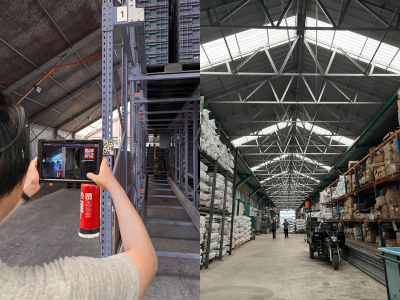 Visibilitas level pallet untuk operasi gudang yang sensitif waktu.
